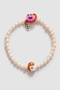 Armbånd - Pearl Brown Pink Emotions