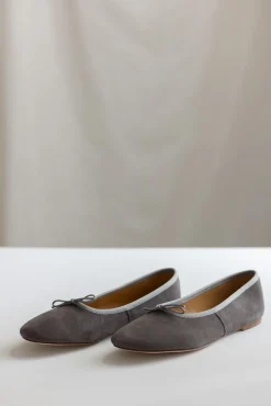 Ballerina - Volcano Suede Greige Sacardon