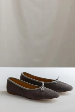 Ballerina - Volcano Suede Greige Sacardon
