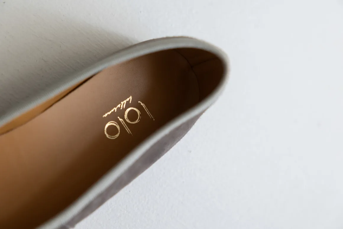 Ballerina - Volcano Suede Greige Sacardon