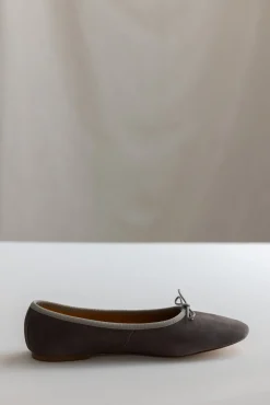 Ballerina - Volcano Suede Greige Sacardon