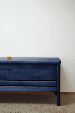 Benk - A Line Storage Bench 111 Indigo Blue