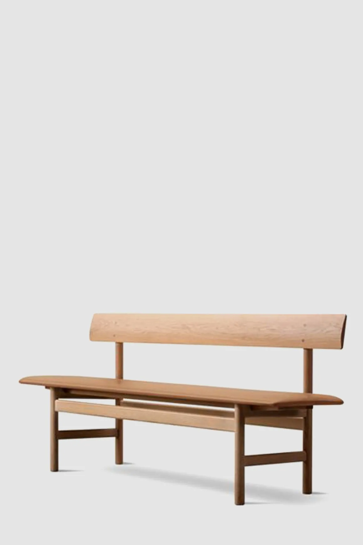 Benk - BM Bench 3171 Eik Såpe / Omni Cognac 307