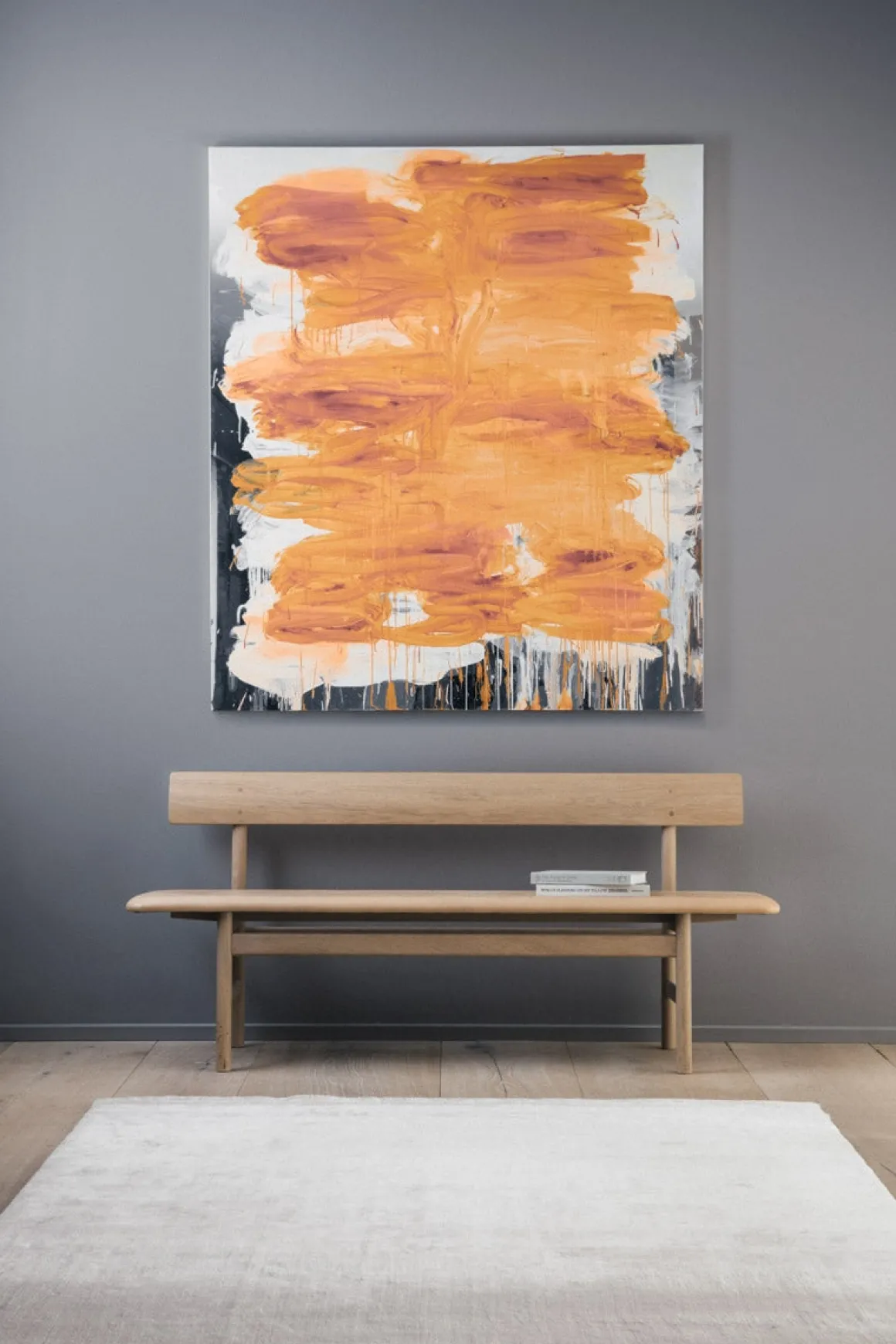 Benk - BM Bench 3171 Eik Såpe / Omni Cognac 307