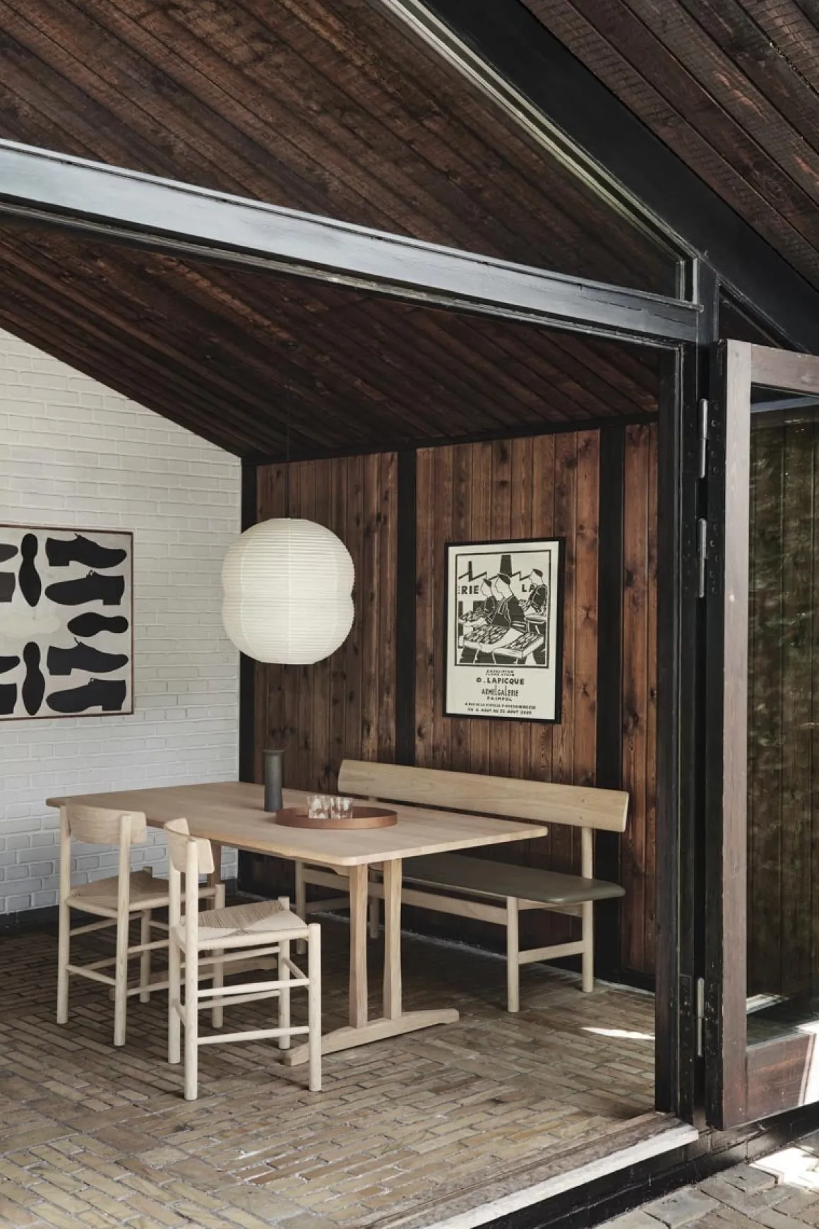 Benk - BM Bench 3171 Eik Såpe / Omni Cognac 307