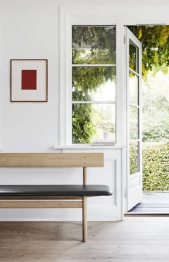 Benk - BM Bench 3171 Lys Oljet Eik /Omni Burnt Sienna 293