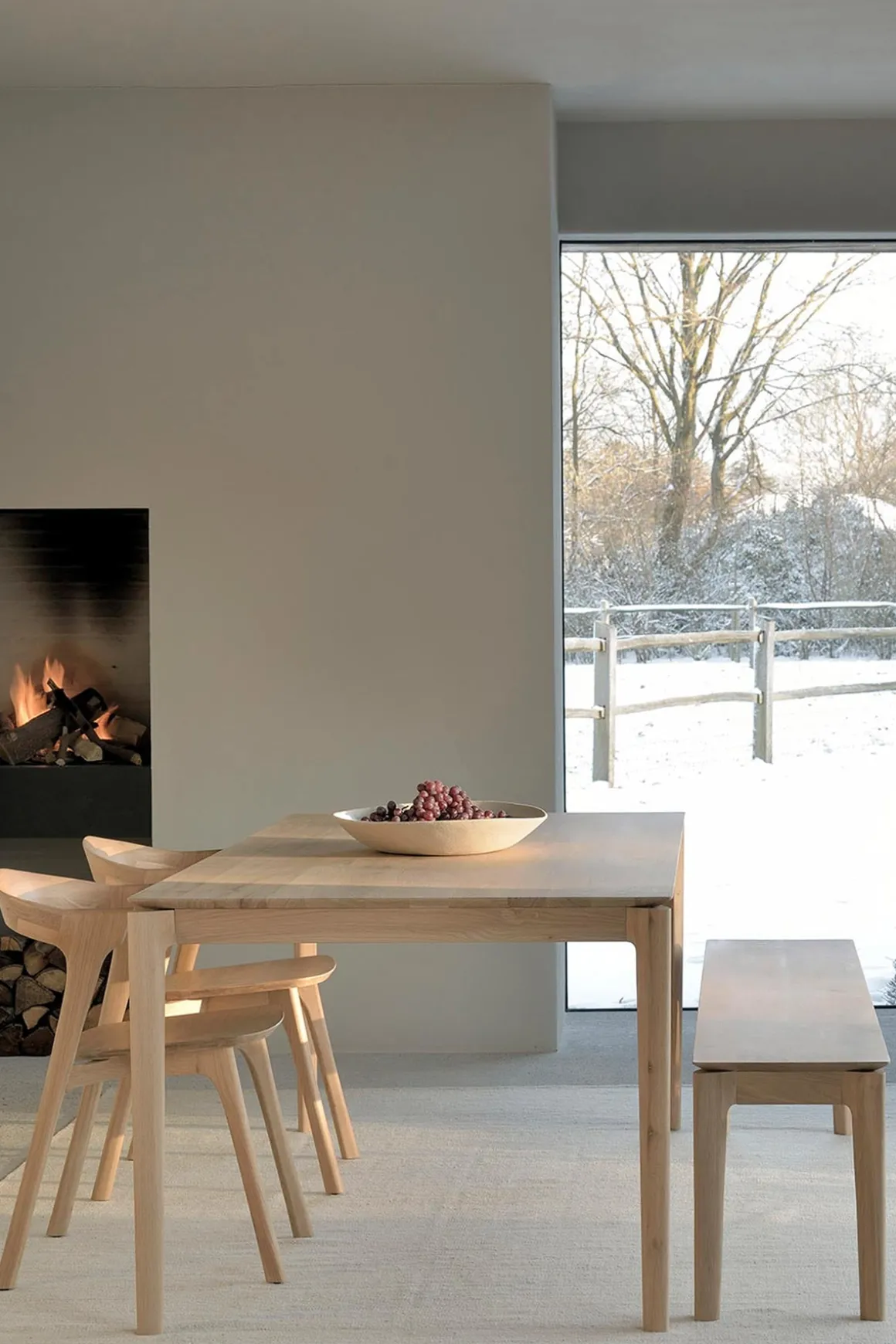 Benk - Bok Oak 126cm