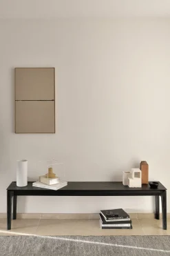 Benk - Bok Oak 126cm Black