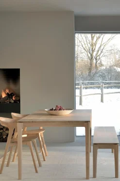 Benk - Bok Oak 186xh46cm