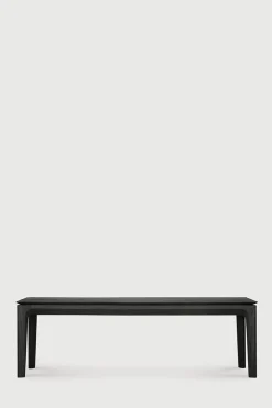 Benk - Bok Oak 166xh46cm Black