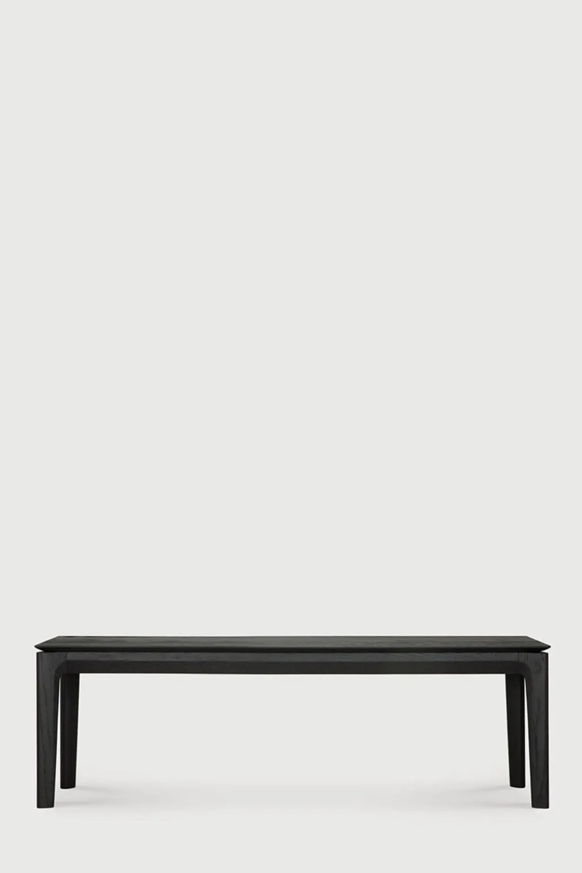 Benk - Bok Oak 166xh46cm Black