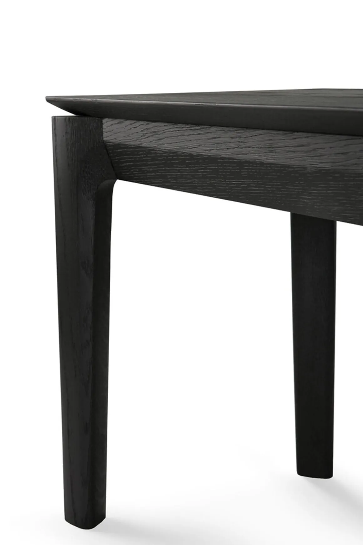 Benk - Bok Oak 166xh46cm Black