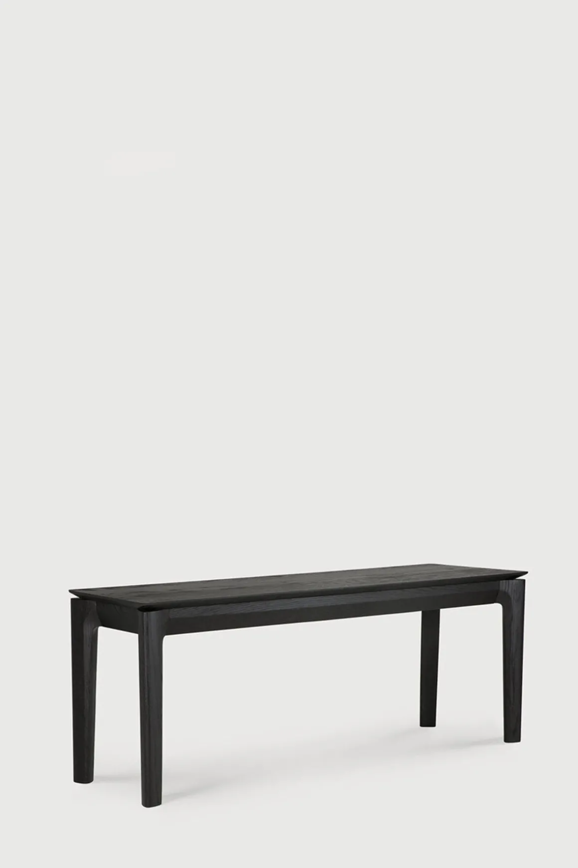 Benk - Bok Oak 166xh46cm Black