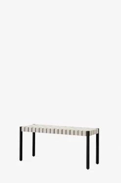 Benk - TK4 Betty Sort/Natur 105cm x 36cm x H: 46cm