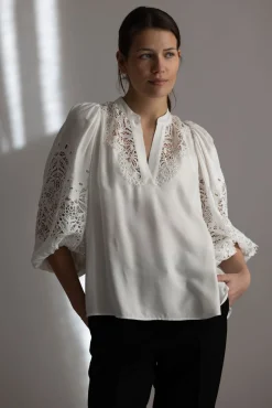 Bluse - Bell Blanc