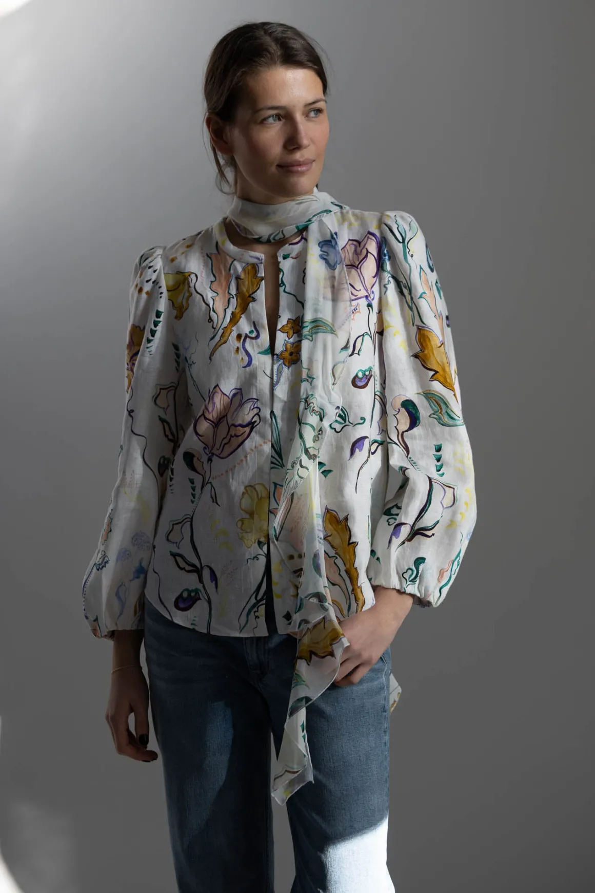 Bluse - Floral Power