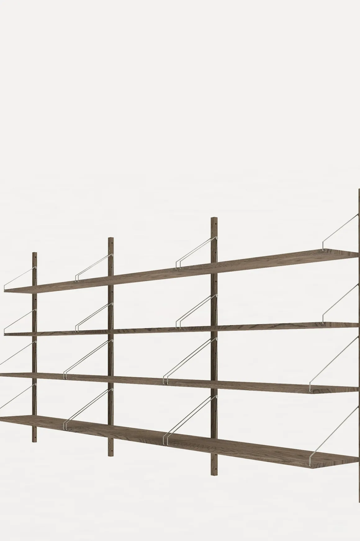 Bokhylle - Library Dark Oak H1148 Triple Set