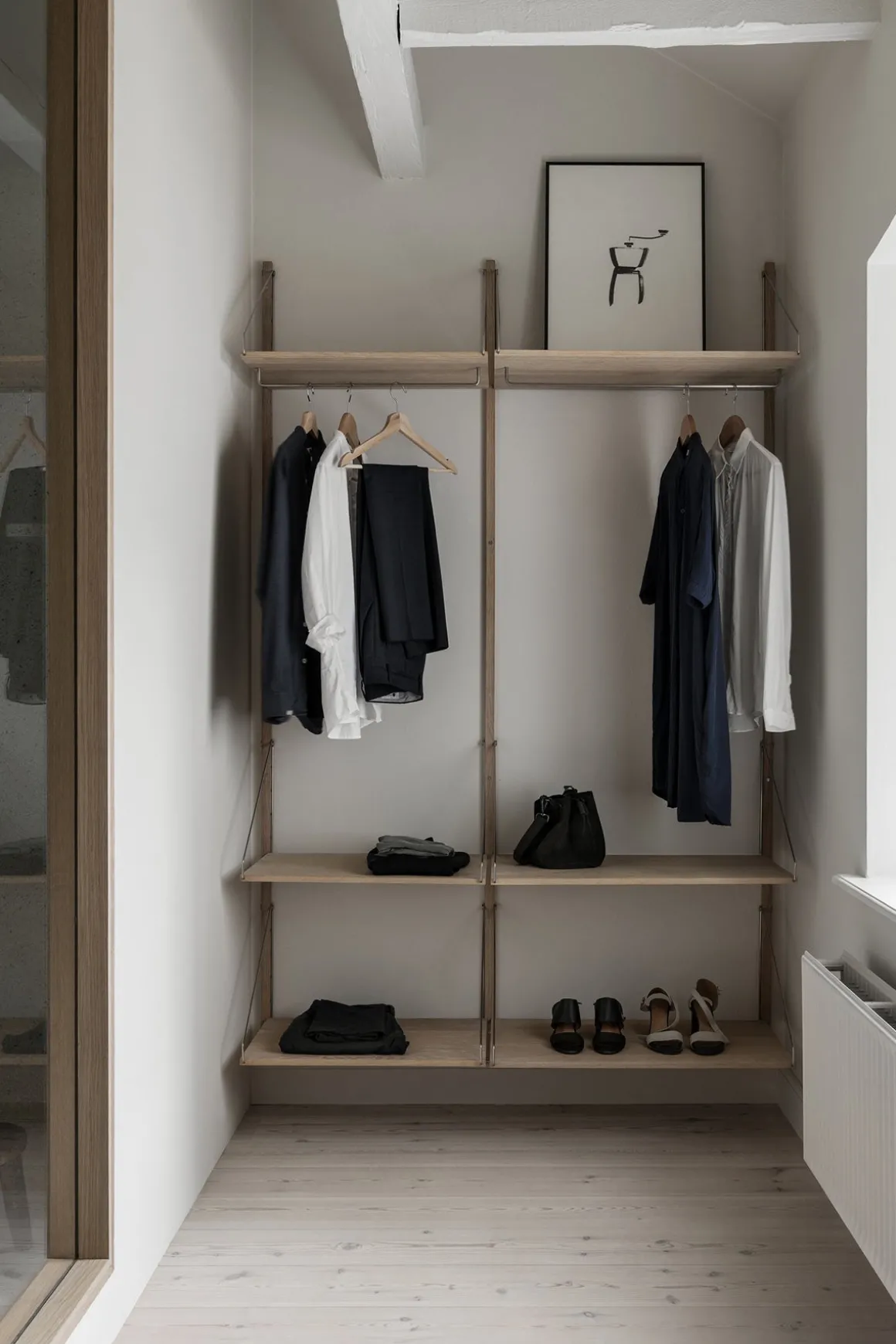 Bokhylle - Library Natural Oak H1852 Triple Set