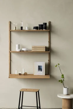 Bord - Sintra h42cm dia60cm White Marble/Cork