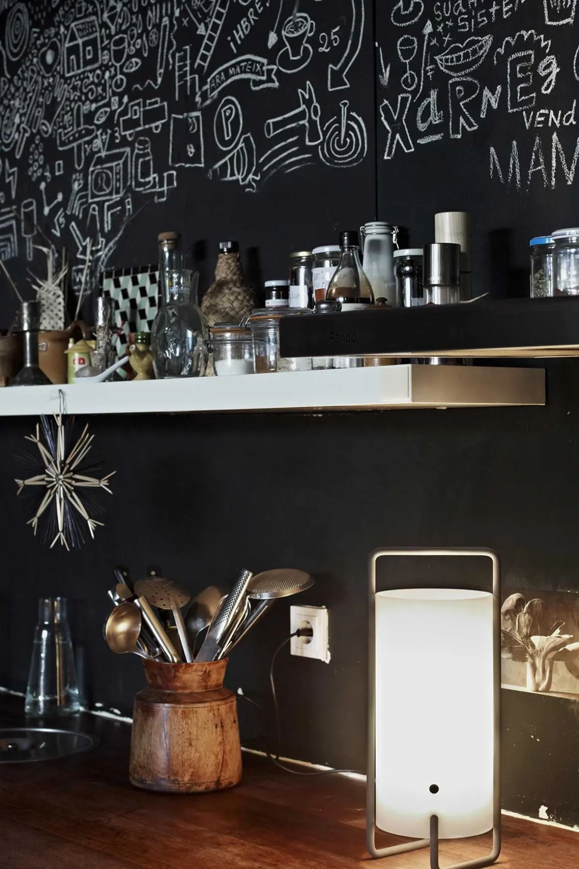 Bordlampe - Asa Black