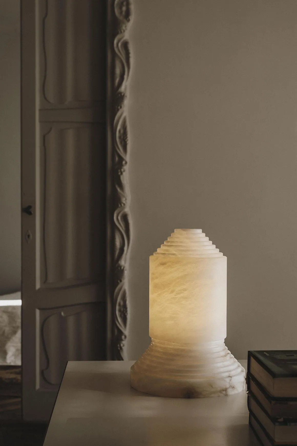 Bordlampe - Babel Alabaster