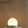 Bordlampe - Carrie Portable LED Brushed Brass