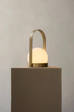 Bordlampe - Carrie Portable LED Brushed Brass