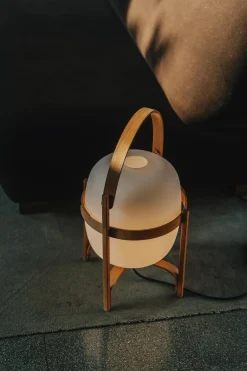 Bordlampe - Cesta Cherry wood structure