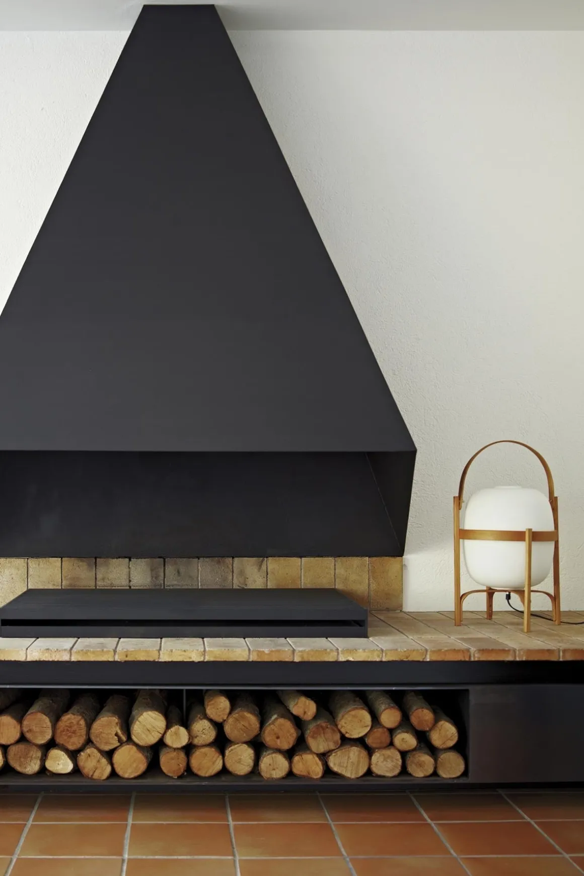 Bordlampe - Cesta Cherry wood structure