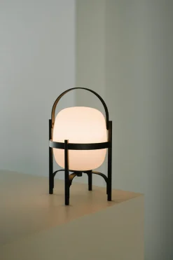 Bordlampe - Cestita Alubat Black Metallic