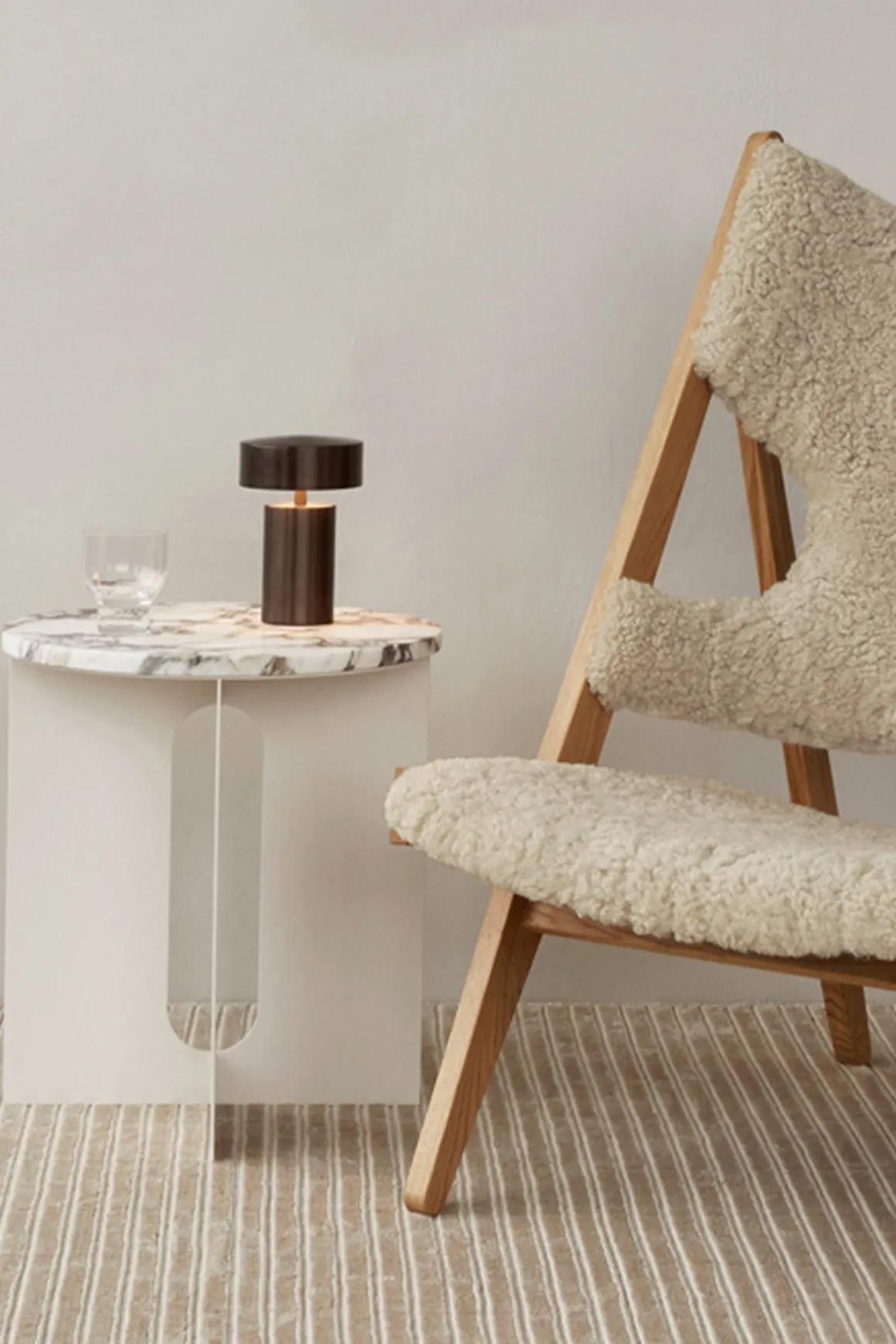 Bordlampe - Column Portable Bronze