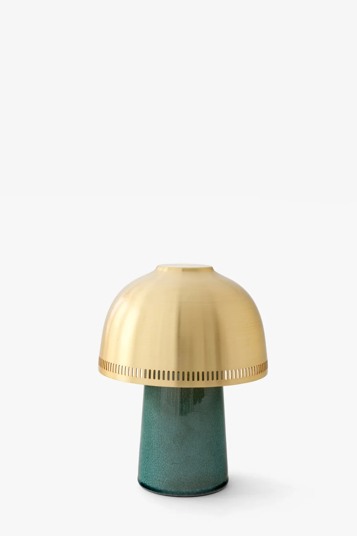Bordlampe - SH8 Raku Portable Blue Green/Brass