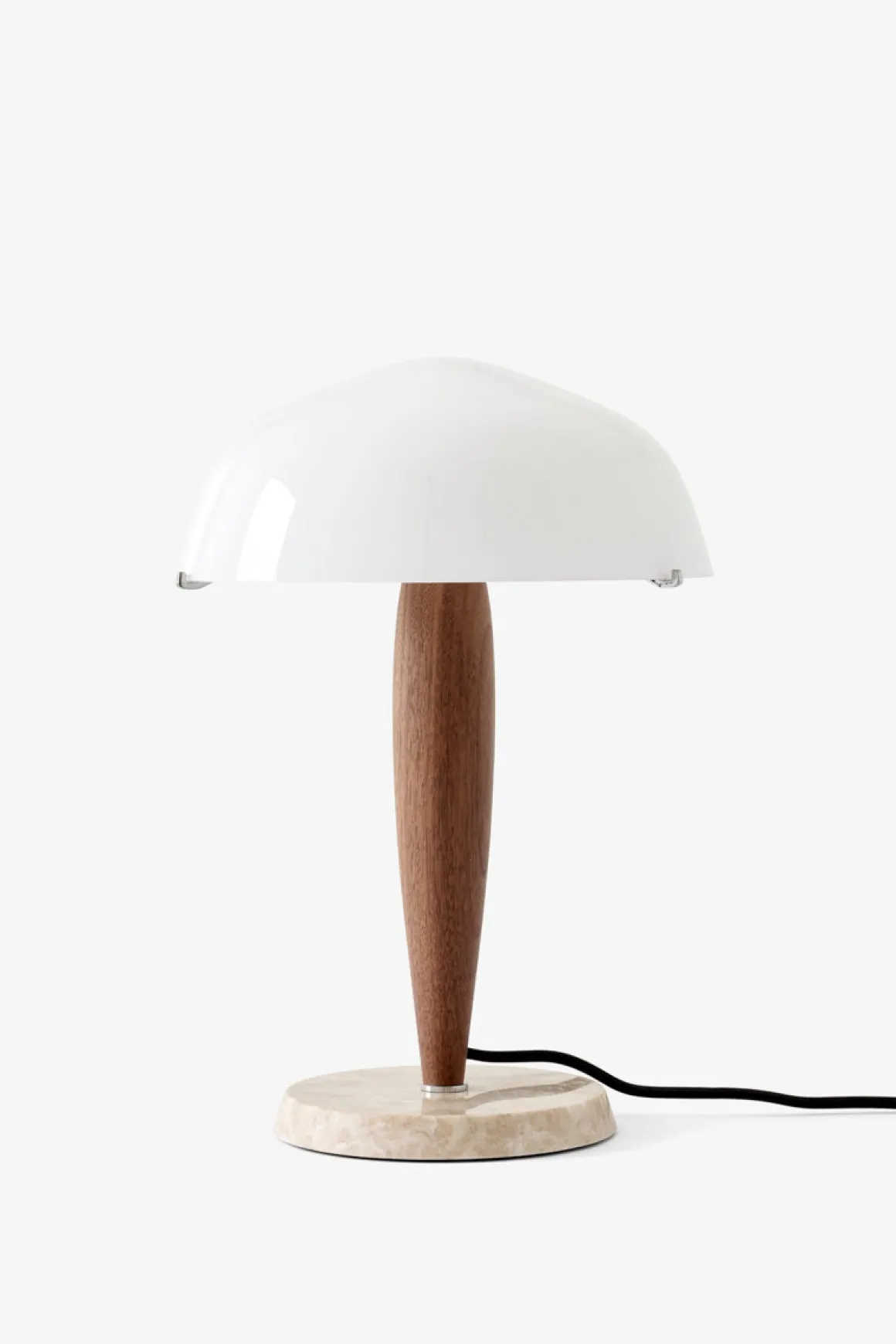 Bordlampe - SHY3 Herman Valnøtt/Marmor