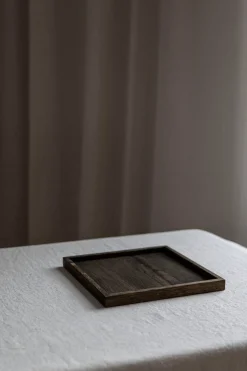 Brett - Square Tray 225 Dark Oak
