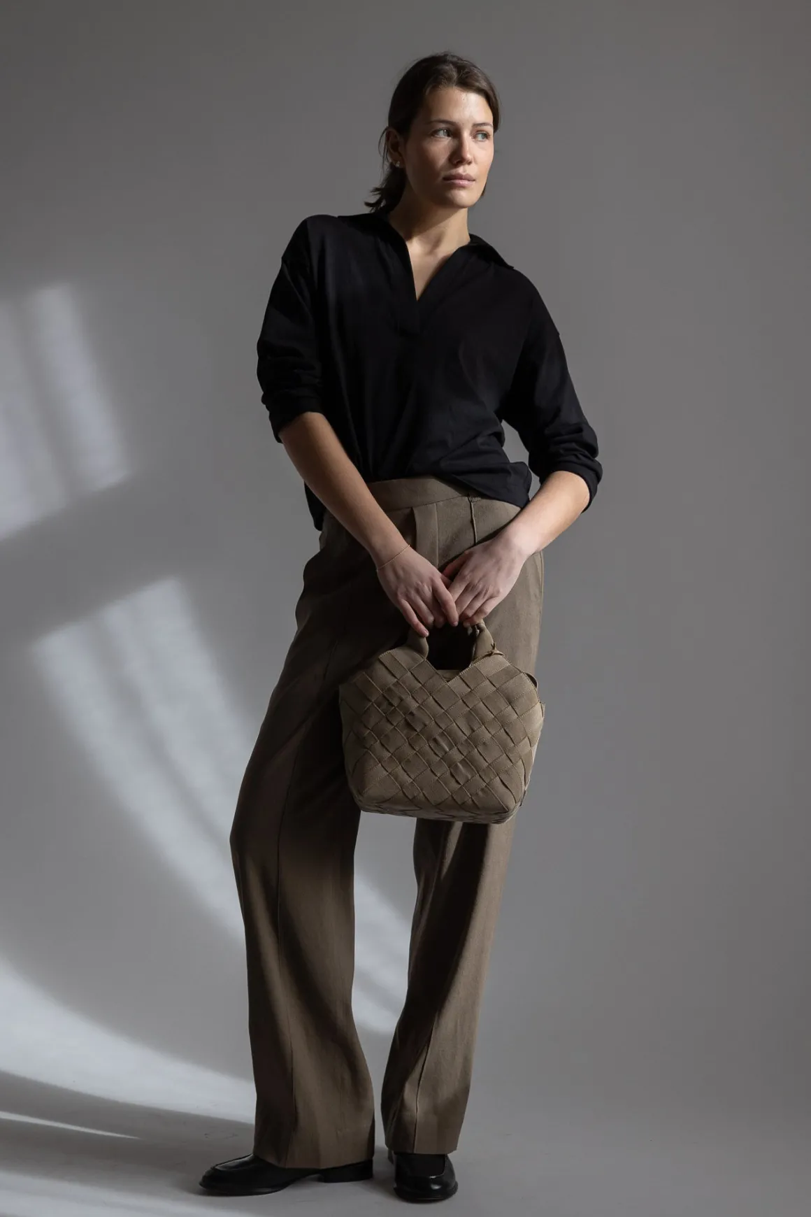 Bukse - High Rise Pull On Linen Pant