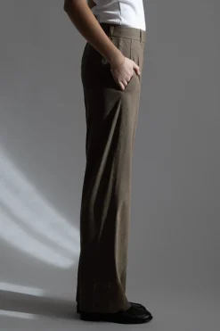 Bukse - High Rise Pull On Linen Pant