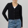 Cardigan - Boiled Button Black