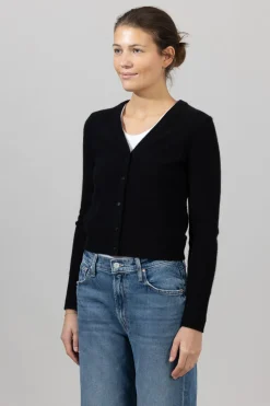 Cardigan - Boiled Button Black