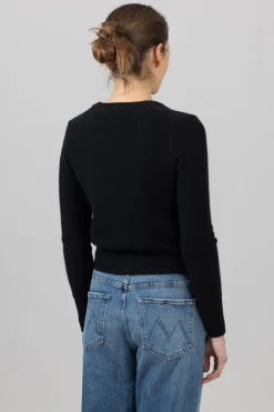 Cardigan - Boiled Button Black