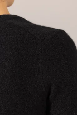 Cardigan - Boiled Button Black