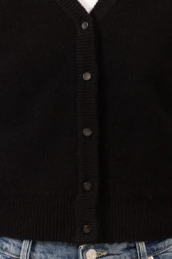Cardigan - Boiled Button Black
