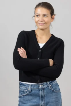 Cardigan - Boiled Button Black