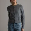 Cardigan - Classic Merino Cardigan Gray Melange