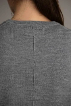 Cardigan - Classic Merino Cardigan Gray Melange