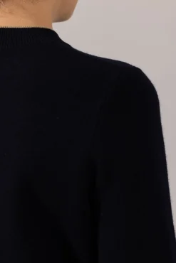 Cardigan - Contrast Tipped Coastal/Sable