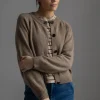 Cardigan - Eden Raglan Linseed