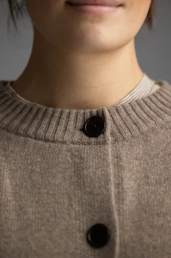 Cardigan - Eden Raglan Linseed