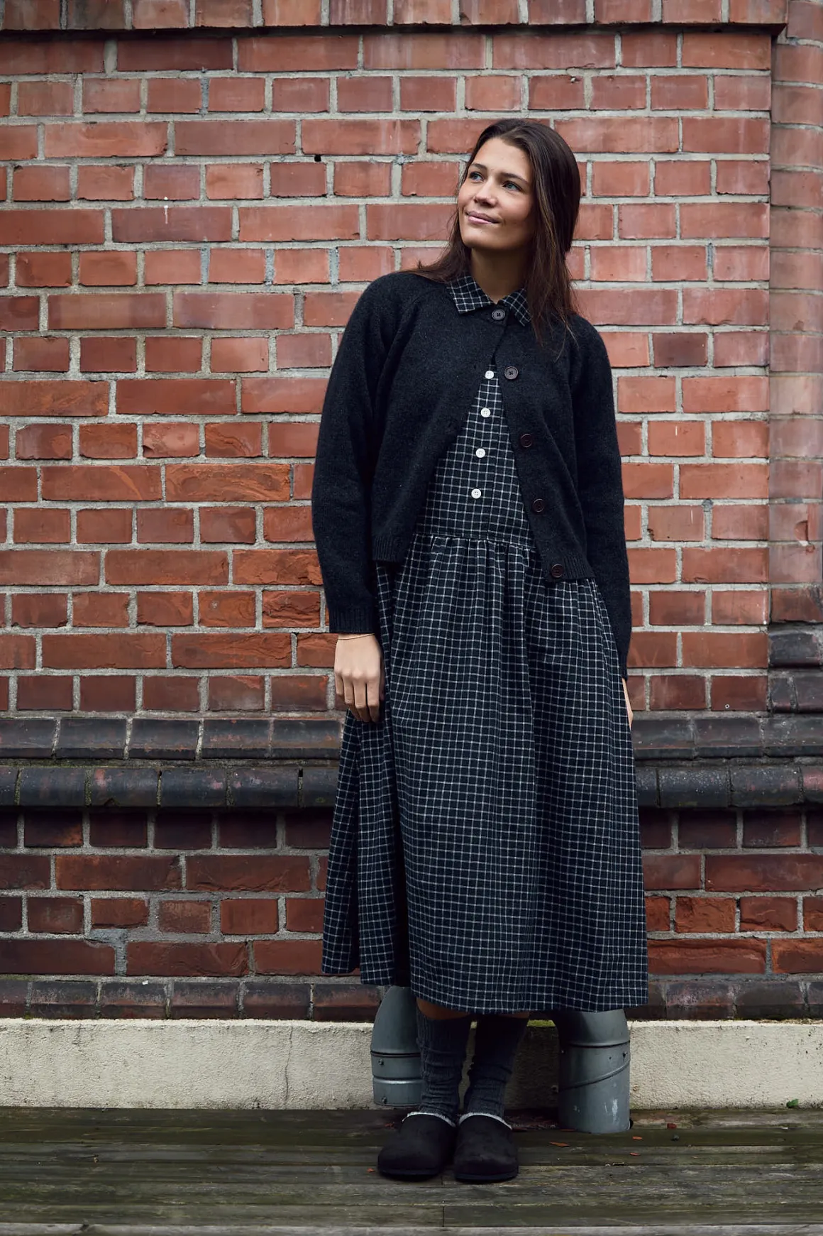 Cardigan - Raglan Charcoal