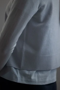 Cardigan - Tipped Half Moon