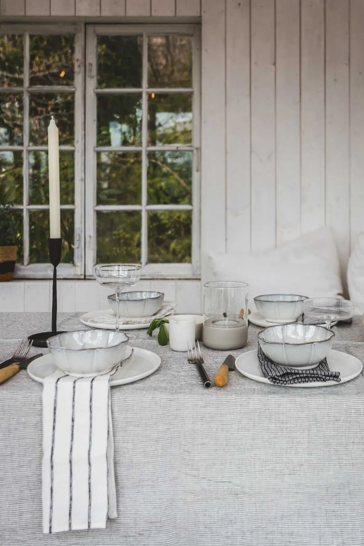 Duk - Black/White Pyjama